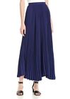 Theory Laire Winslow Crepe Pleat Maxi Skirt Size 10