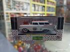 M2 1:64 Wild Card 1957 Chevrolet Nomad White (WC-02) Diecast Car Toys