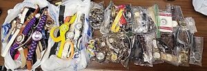 Large Watch Lot Mixed Used 9+Lbs Sector Pulsar Timex Elgin + Untested WL051