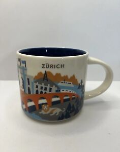 Starbucks Coffee Company 14oz Switzerland Mug YOU ARE HERE Cup NO BOX Zurich