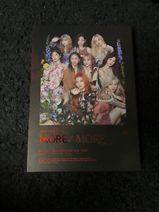 Twice More & More album opened no photocards