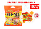 Snack Food Prawn Flavoured SNEK KU TAM TAM 10 Packs x 20g Delicious Taste
