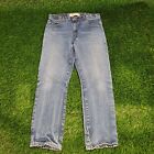 LEVIS 517 Bootcut Aged Jeans 31x29 (34x32) Straight Faded Stonewash Whiskered
