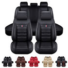 Leatherette Front Car Seat Covers Full Set Cushion Protector Universal 4 Season (For: 2013 Honda Civic)