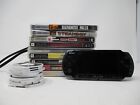 Sony PSP-3000 Launch Edition Console Bundle with Games FOR PARTS/AS IS