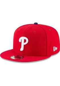 Authentic MLB Philadelphia Phillies 9FIFTY Snap-Back New Era Cap -Red/White OEM