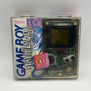 Nintendo GameBoy Original Clear Play it Loud In Box CIB Mint Handheld!