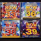 4 CD Lot NOW Thats What I Call Music! # 33, 36, 38, 29 Various Artists VA