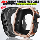 For Apple Watch Series 8 7 6 5 4 Ultra SE Rugged Armor Case Bumper 41/44/45/49MM