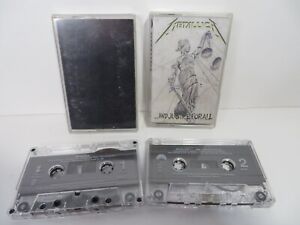 Metallica Cassette Tapes Lot of 2: And Justice For All, Black Album