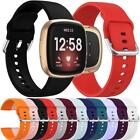 Silicone Strap For Fitbit Versa 4/Sense 2 Watch Sports Buckle Wrist Watchband