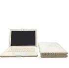 LOT OF 3 Apple MacBook Model A1342 LATE 2009 Laptop White UNTESTED FOR PARTS