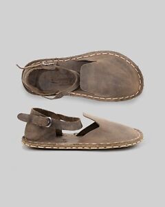 EARTH HANDMADE BAREFOOT Sandals, Leather Minimalist Shoes, Women Barefoot Sandal