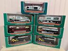7 Vintage Mini Miniature Hess Truck  Collection Lot New In Box