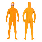Full Body Zentai Suit Men's Women's Spandex Halloween Open Face Costume