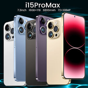I15 Pro Max Smartphone 16GB+1TB 7.3