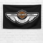 For Harley Davidson Motorcycle 3x5 ft Banner Since 1903 Garage Sign Flag