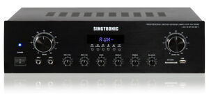 Singtronic Professional 1000W Karaoke Amplifier w/ Bluetooth Recording