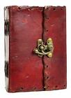 Small Leather Blank Book Journal Notebook Diary Poetry Book of Shadows w/ Clasp