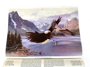 Vintage Remington 1988 Wildlife Calendar Tom Beecham Prints