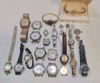 Vintage Lot Of Mechanical Wrist Watch Watches For Parts Or Repair Untested Timex