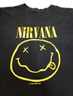 Vintage  1992 Nirvana Smiley Face T-shirt No Size Tag See Measurements