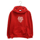 Girls Don't Cry Logo Print Pullover Hoodie Red Used