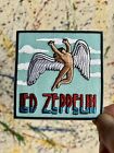 Led Zeppelin Iron On Patch Icarus Red White Blues Square