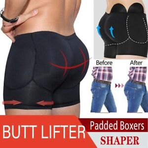 Men Seamless Butt Lifter Hip Body Shaper Booty Hip Enhancer Padded Underwear Hot