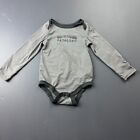 Patagonia Capilene Baselayer Baby 18-24M, Grey Long Sleeve Bodysuit
