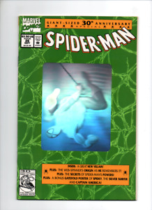 SPIDER-MAN #26 NM- 9.2 (07/92) 1ST PRINTING POSTER INTACT 30TH ANNIVERSARY HOLO