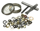 Antique Vtg Watch Makers Tools Parts Pieces Illinois Watch Co Case Tweezers Lot