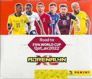 panini adrenalyn xl road to fifa world cup qatar 2022 trading cards box