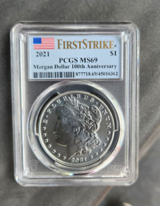 New Listing2021 Morgan silver dollar PCGS MS 69 First Strike