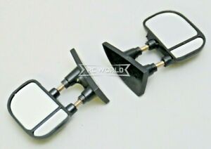 RC 1/10 Scale Truck Side Mirrors Ford F350 Body Mirrors BLACK (2pcs)