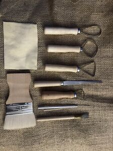 9 Piece Trimming and Finishing Pottery /Clay Tool Set