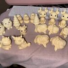Fruit Ivory Carvings Wholesale Resale Lot Mermaids Unicorns Owls Free Shipping