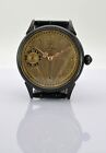Vintage OMEGA wristwatch black 1930's