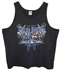 Rocklahoma 2009 Music Festival Mens Double-sided Graphic Print Tank Top Size 2XL