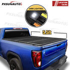 5.5FT Hard 3-Fold Tonneau Cover For 2015-2023 F150 F-150 W/ Lamp Truck Bed