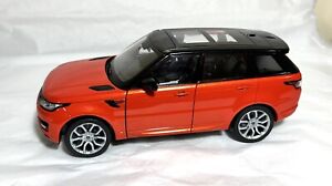 *BRAND NEW* Welly 1:24 Diecast Car Range Rover Sport Orange SUV Truck