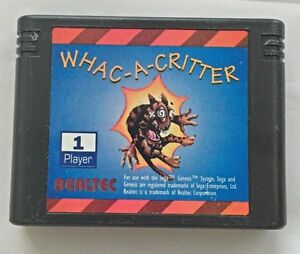 Sega Genesis Whac-A-Critter - Original Classic Game - 