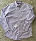 Men’s Nordstrom Men’s Shop Purple Tech Smart Dress Shirt Size 16.5 36/37 NWT