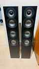 ELAC Uni-Fi 2.0 UF52 Floorstanding Full Range Speaker Pair Black EXCELLENT