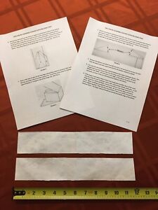 Cuckoo Clock Parts- Cuckoo Clock Paper Bellow Recovery With Instructions 12”x2”.