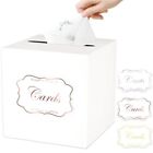 Card Box Wedding Card Boxes for Reception White Gift Card Box Holder Money Bo...