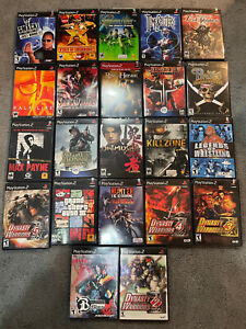 Big Lot of 22 Playstation PS2 Games Half-Life GTA Dynasty Warriors Quake Onimush