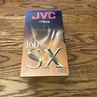 Lot of 3 JVC SX High Performance 120 160 VHS Tapes New Sealed