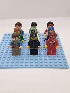 Lego 9 Minifigure Lot Assorted Mixed Lot  City  C0481