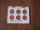 Lot 2 DHC JAPAN LIPSTICK GLOSS SAMPLE PALETTE PINK MAUVE RED RARE DISCONTINUED